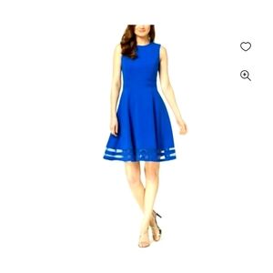 Clavin Klein jewel neck sleeveless dress size 10